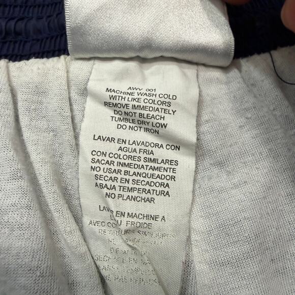 Vintage Adidas Windbreaker Track Pants Men's 2XL XXL Blue Striped Cuffed 90s - Picture 5 of 11